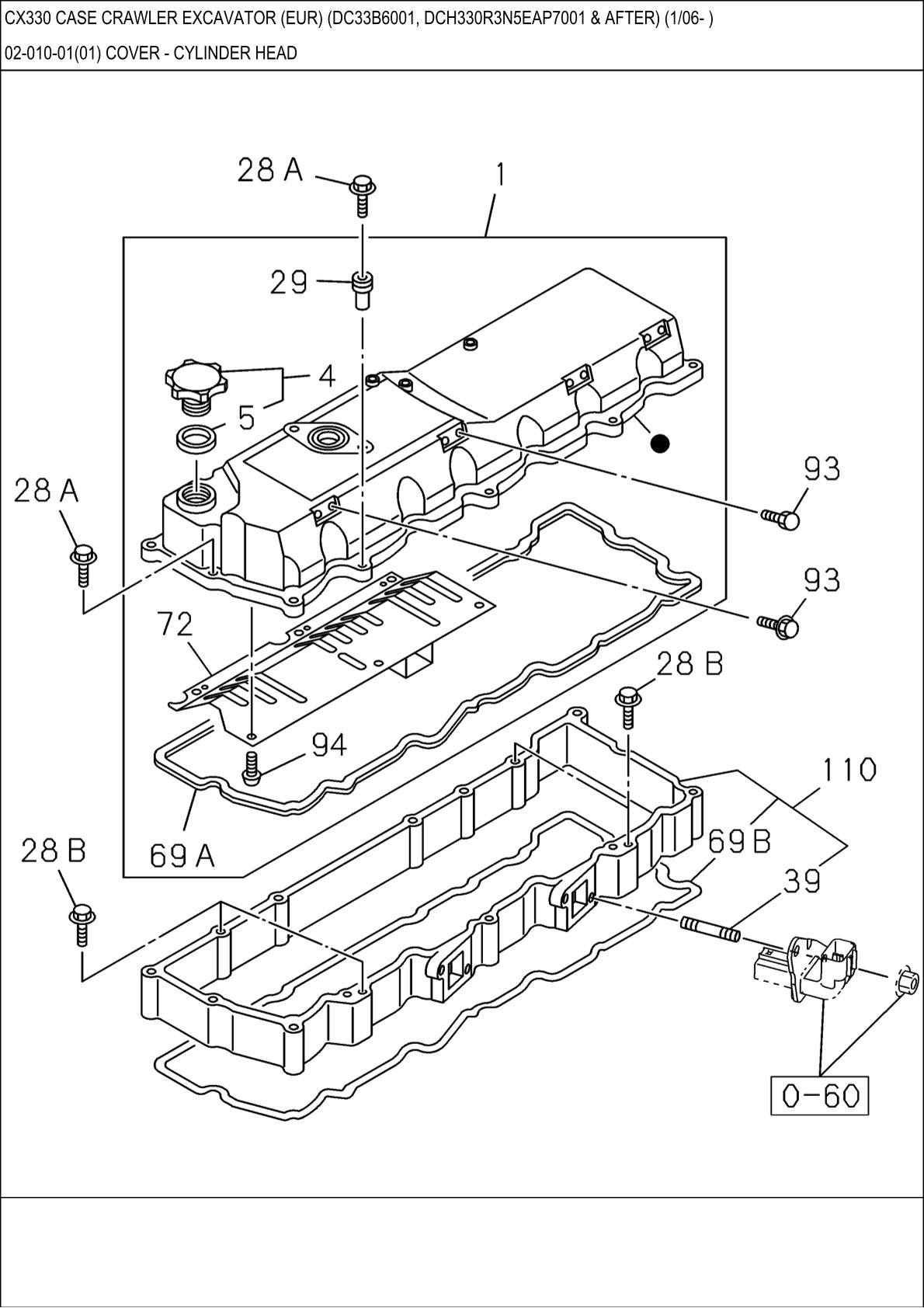 CASE CX330 Crawler Excavator Parts Catalogue manual - Image 2
