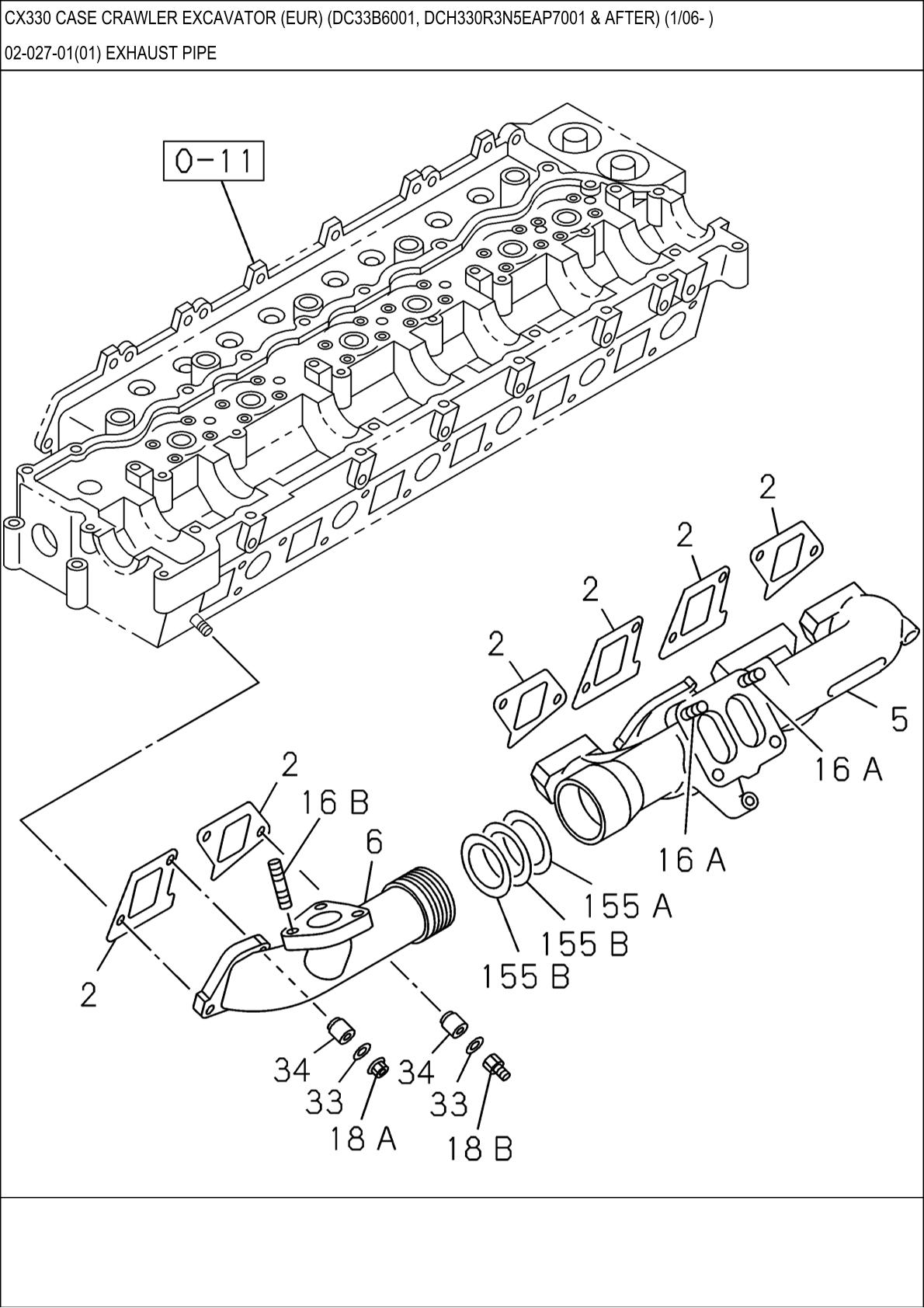 CASE CX330 Crawler Excavator Parts Catalogue manual - Image 4