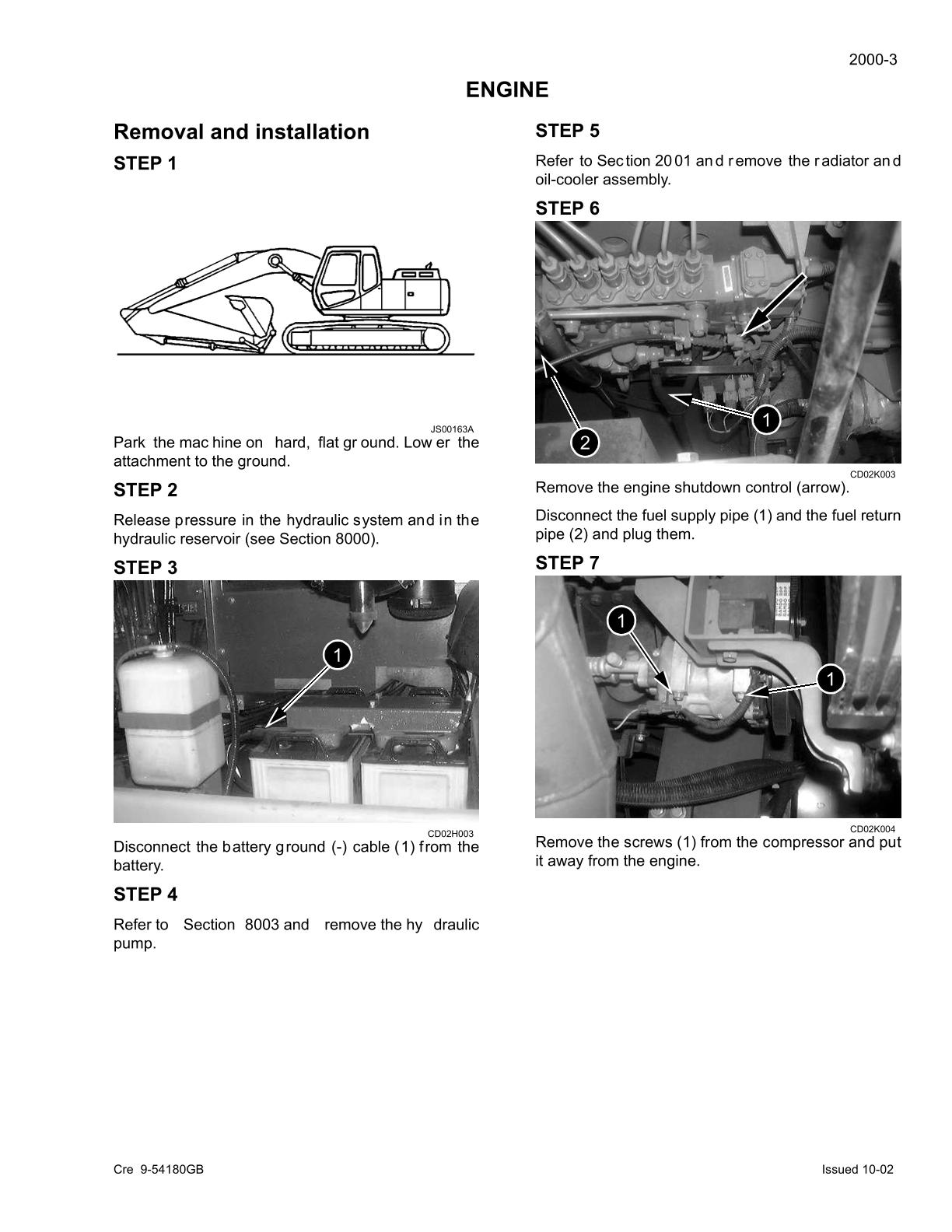 CASE CX460 Crawler Excavator Service Repair Manual - Image 2