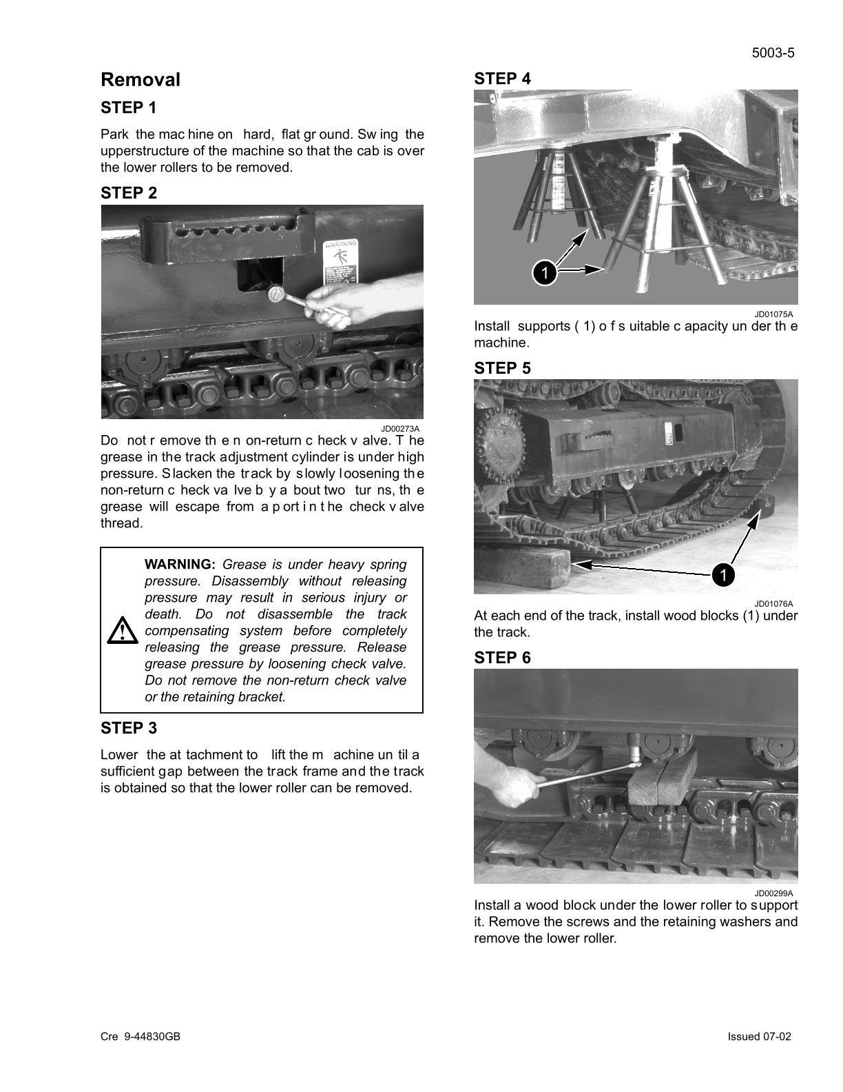 CASE CX460 Crawler Excavator Service Repair Manual - Image 3