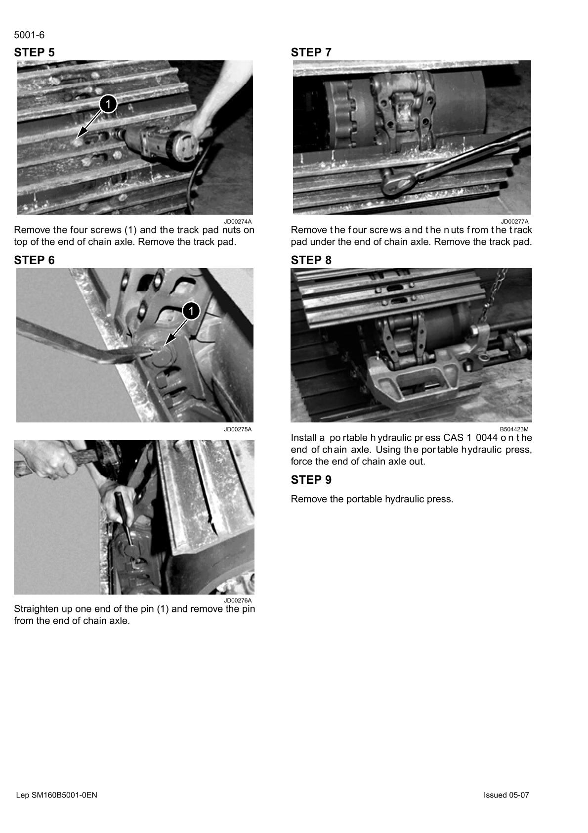 CASE CX460 TIER 3 Crawler Excavator Service Repair Manual - Image 3