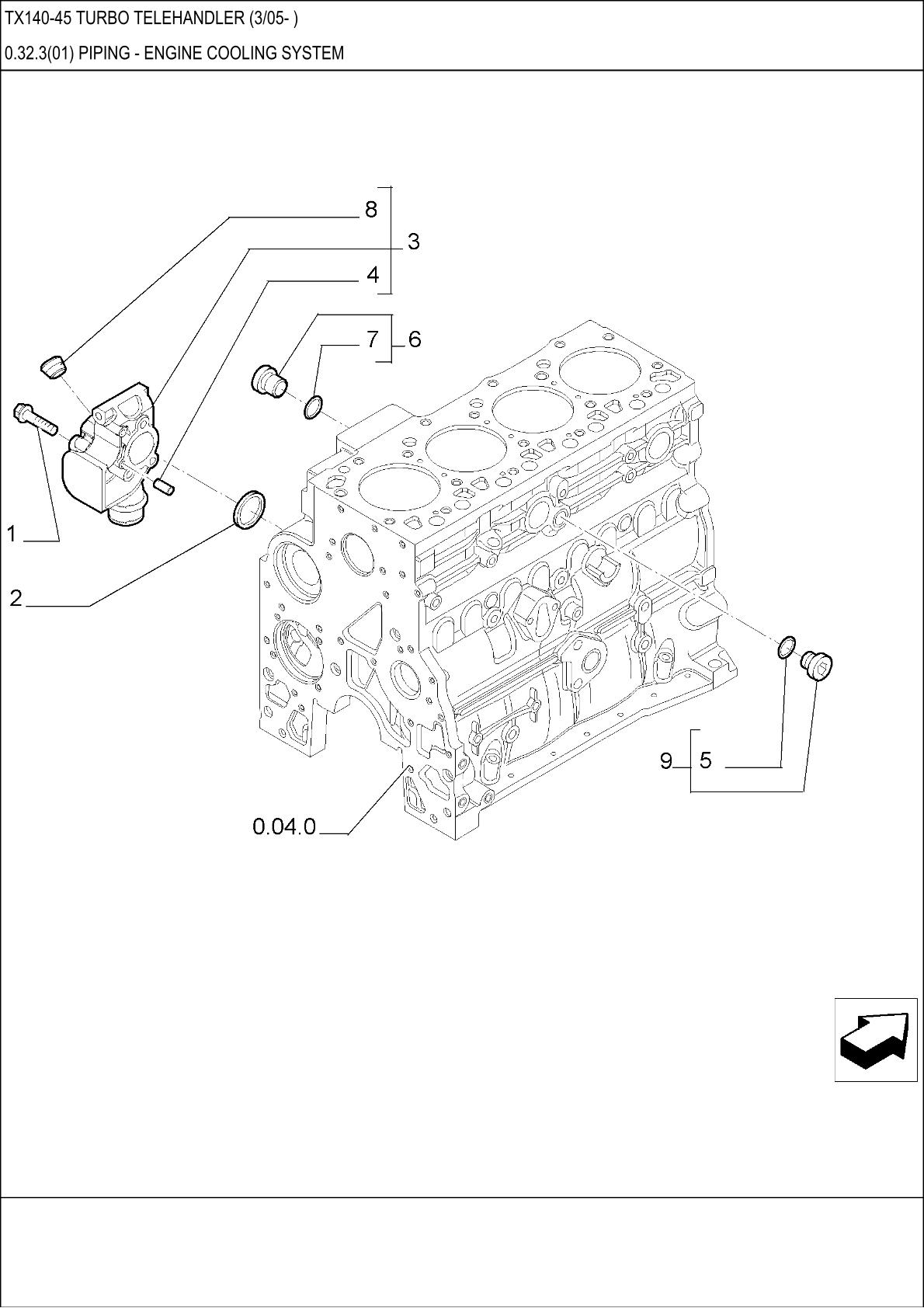 CASE TX140-45 Turbo Telehandler Parts Catalogue manual - Image 3