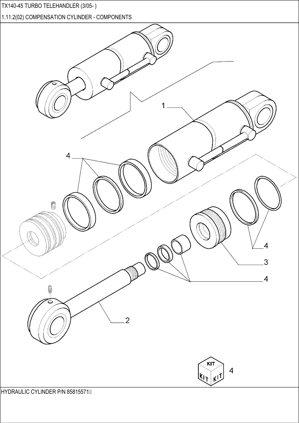 CASE TX140-45 Turbo Telehandler Parts Catalogue manual - Image 4