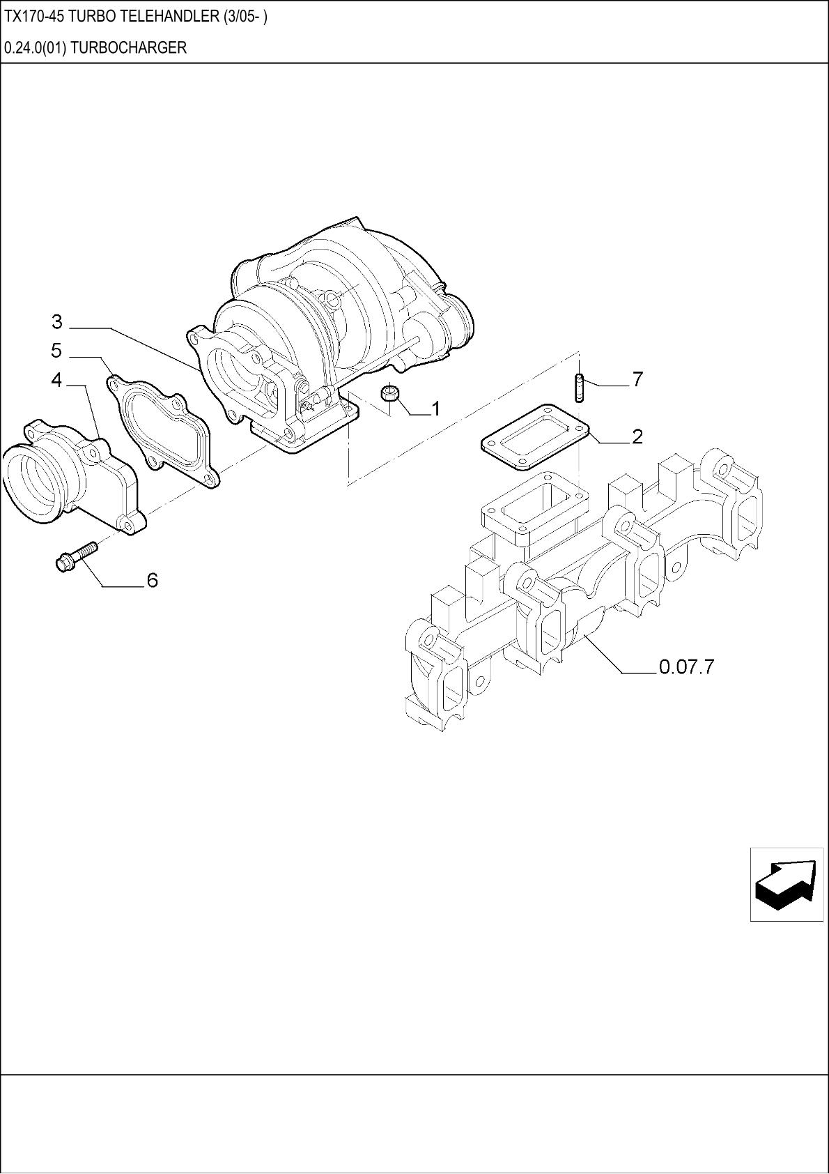 CASE TX175-45 Turbo Telehandler Parts Catalogue manual - Image 3