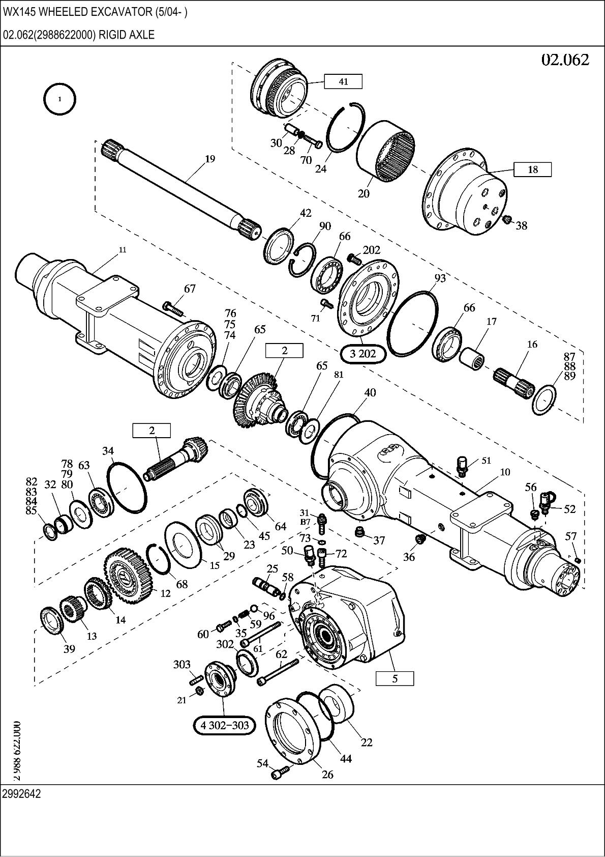 CASE WX145 Wheel Excavator Parts Catalogue manual - Image 2