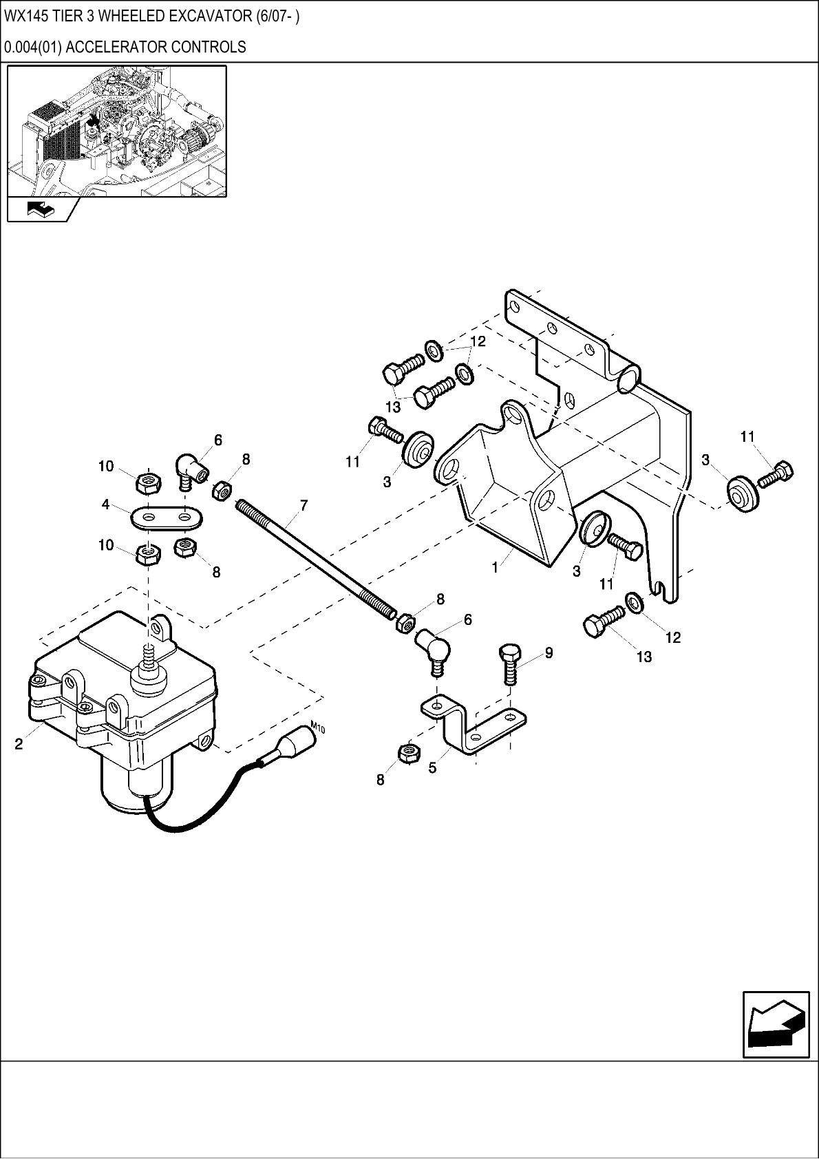 CASE WX145 TIER 3 Wheel Excavator Parts Catalogue manual - Image 2