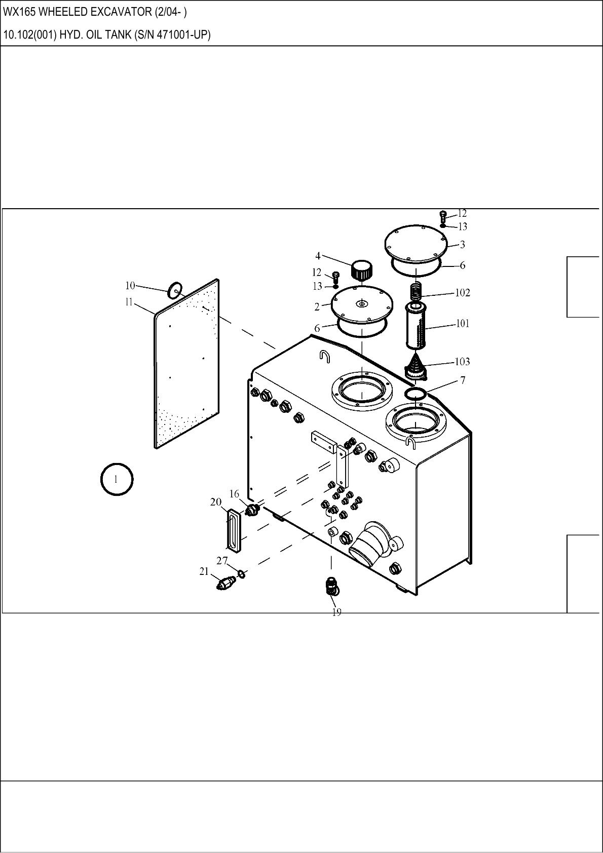 CASE WX165 Wheel Excavator Parts Catalogue manual - Image 4