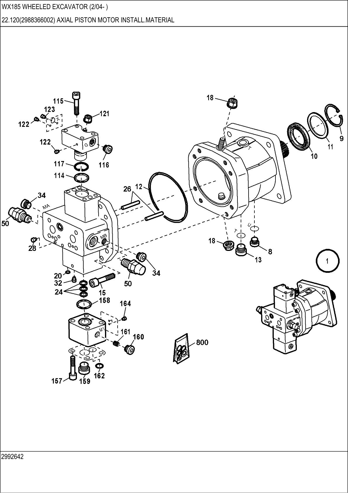 CASE WX185 Wheel Excavator Parts Catalogue manual - Image 4