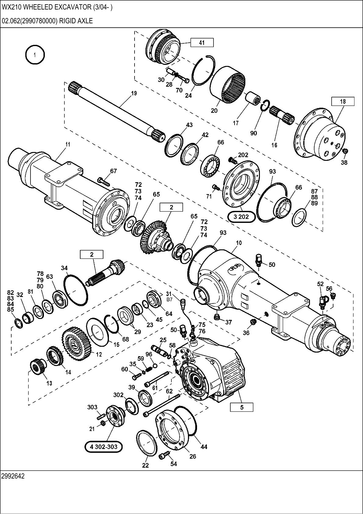 CASE WX210 Wheel Excavator Parts Catalogue manual - Image 4