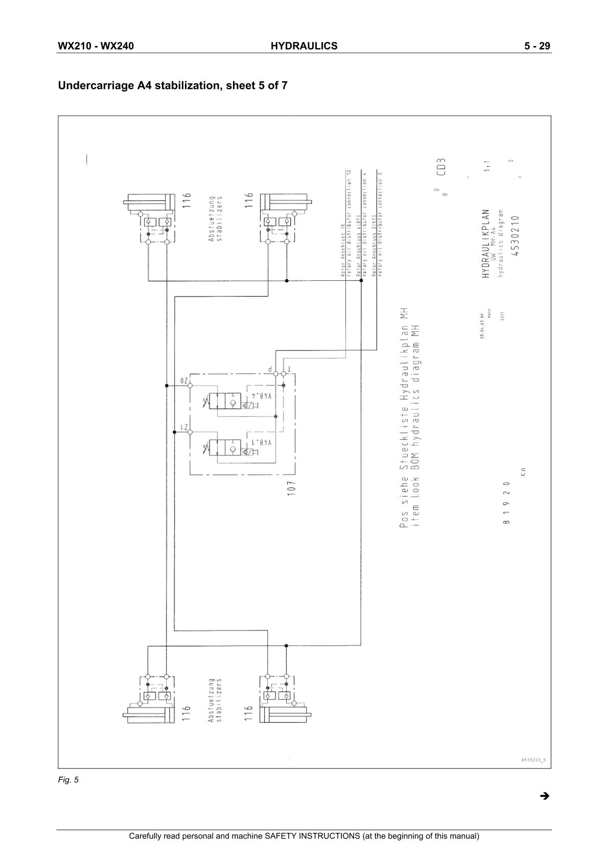 CASE WX210 WX240 Wheel Excavator Service Repair Manual - Image 3