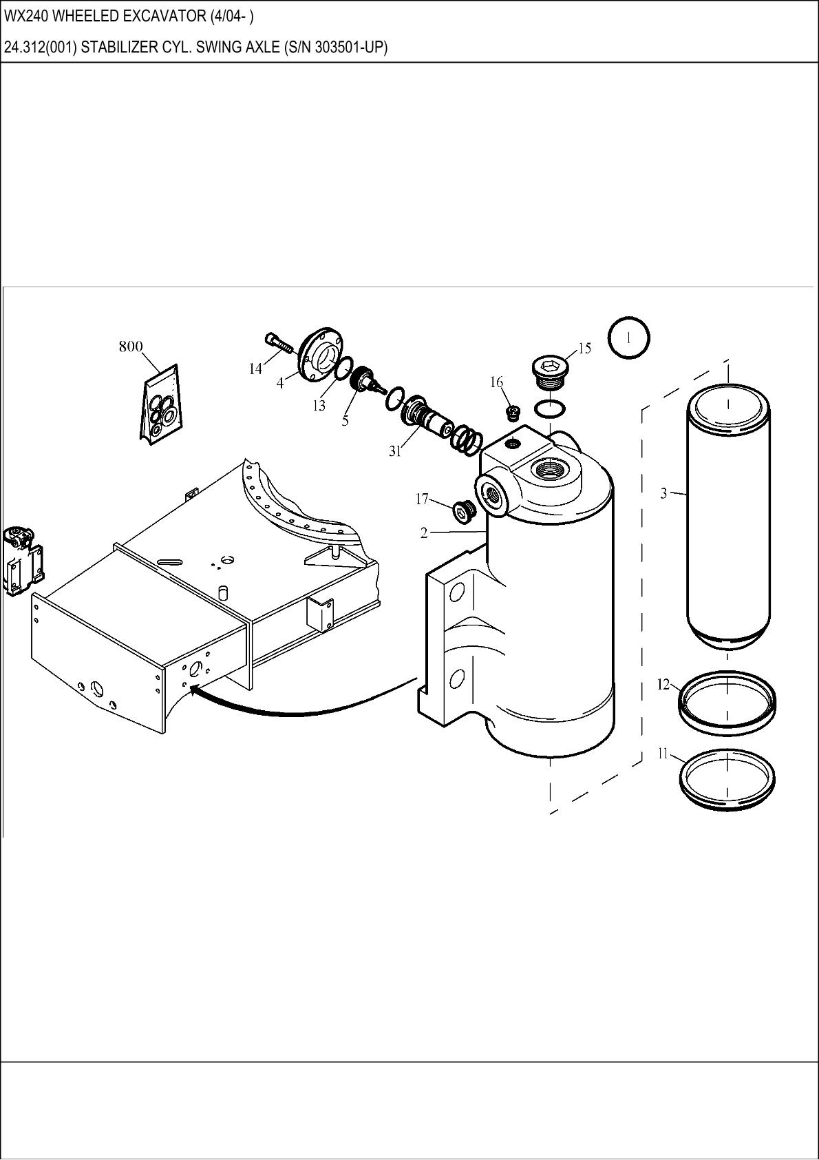 CASE WX240 Wheel Excavator Parts Catalogue manual - Image 3