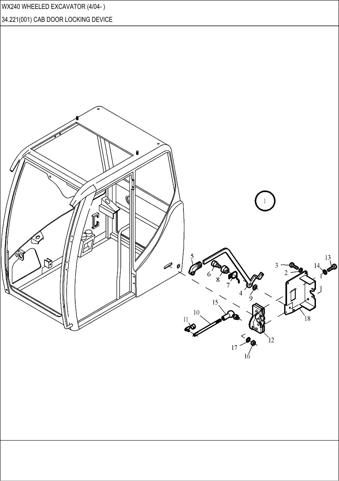 CASE WX240 Wheel Excavator Parts Catalogue manual - Image 4