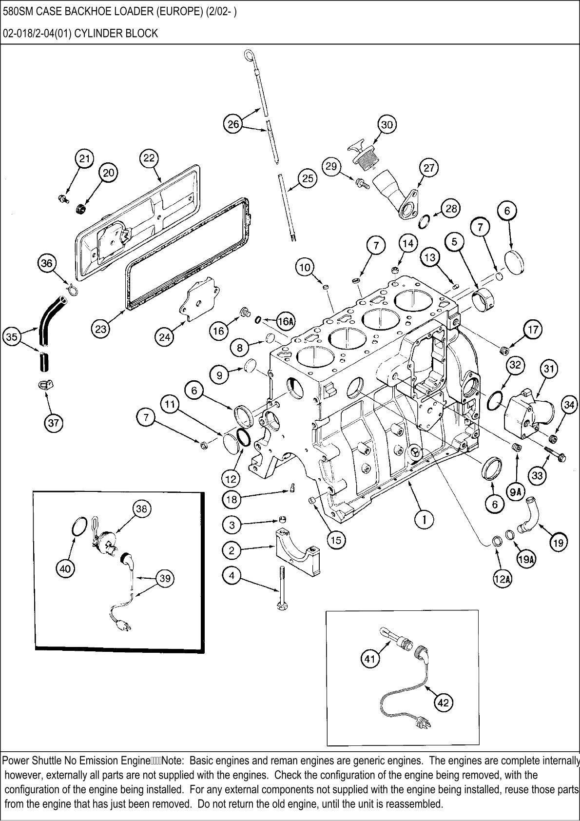 Case 580SM Backhoe Loader (Europe) Parts Catalogue manual - Image 4