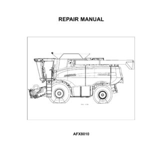 Case IH AFX8010 Combine Harvest Salvage Service Repair Manual