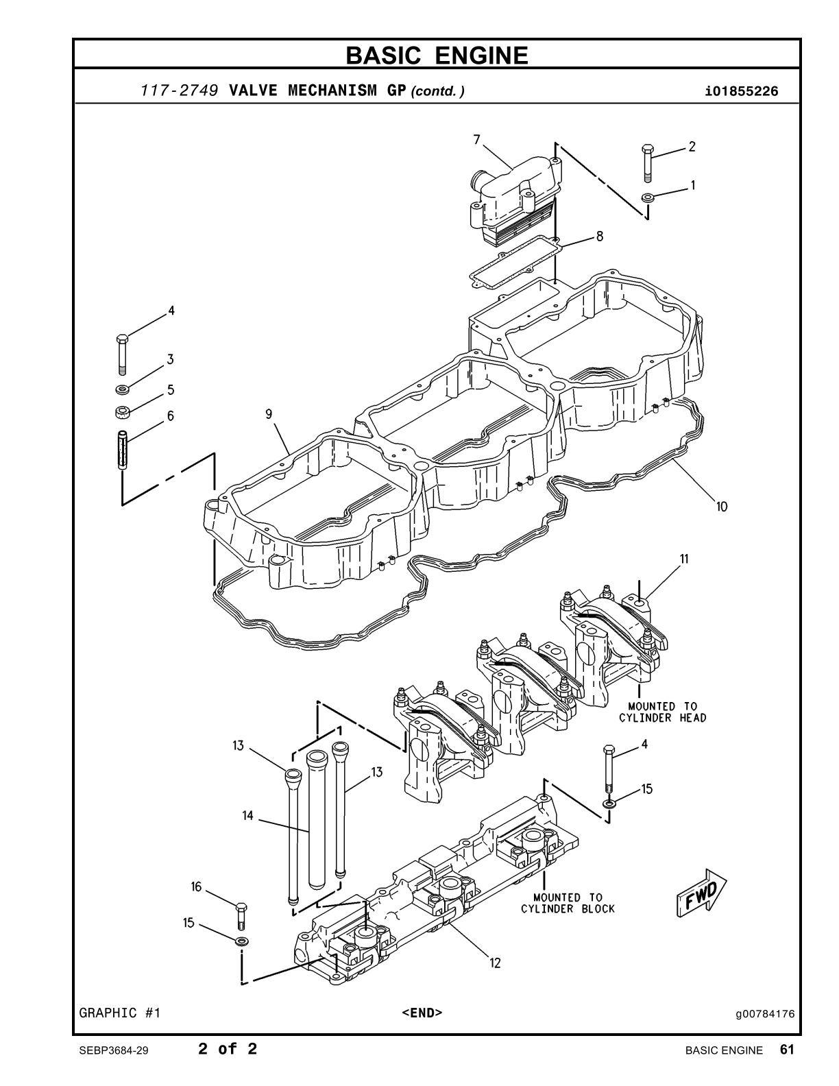 Caterpillar CAT 140H Motor Grader Parts Catalogue manual - Image 4