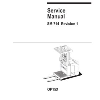 Clark OP15X Forklift Service Repair Manual