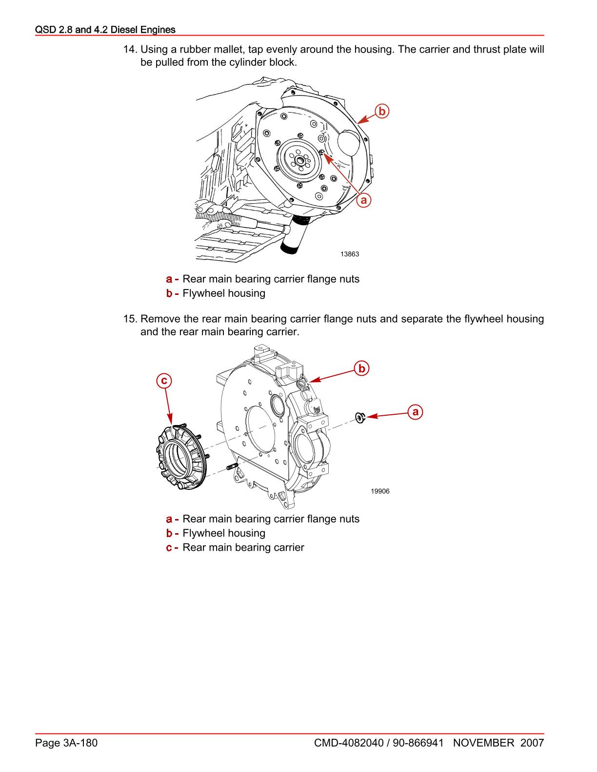 Cummins MerCruiser QSD 2.8L and 4.2L Diesel Engine Service Repair Manual - Image 3