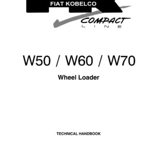 Fiat Kobelco W50 W60 W70 Mini Wheel Loader Service Repair Manual