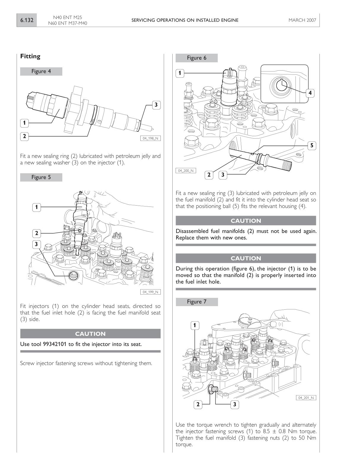 Iveco NEF Engine (N40 ENT M25, N60 ENT M37, N60 ENT M40) Service Repair Manual - Image 4