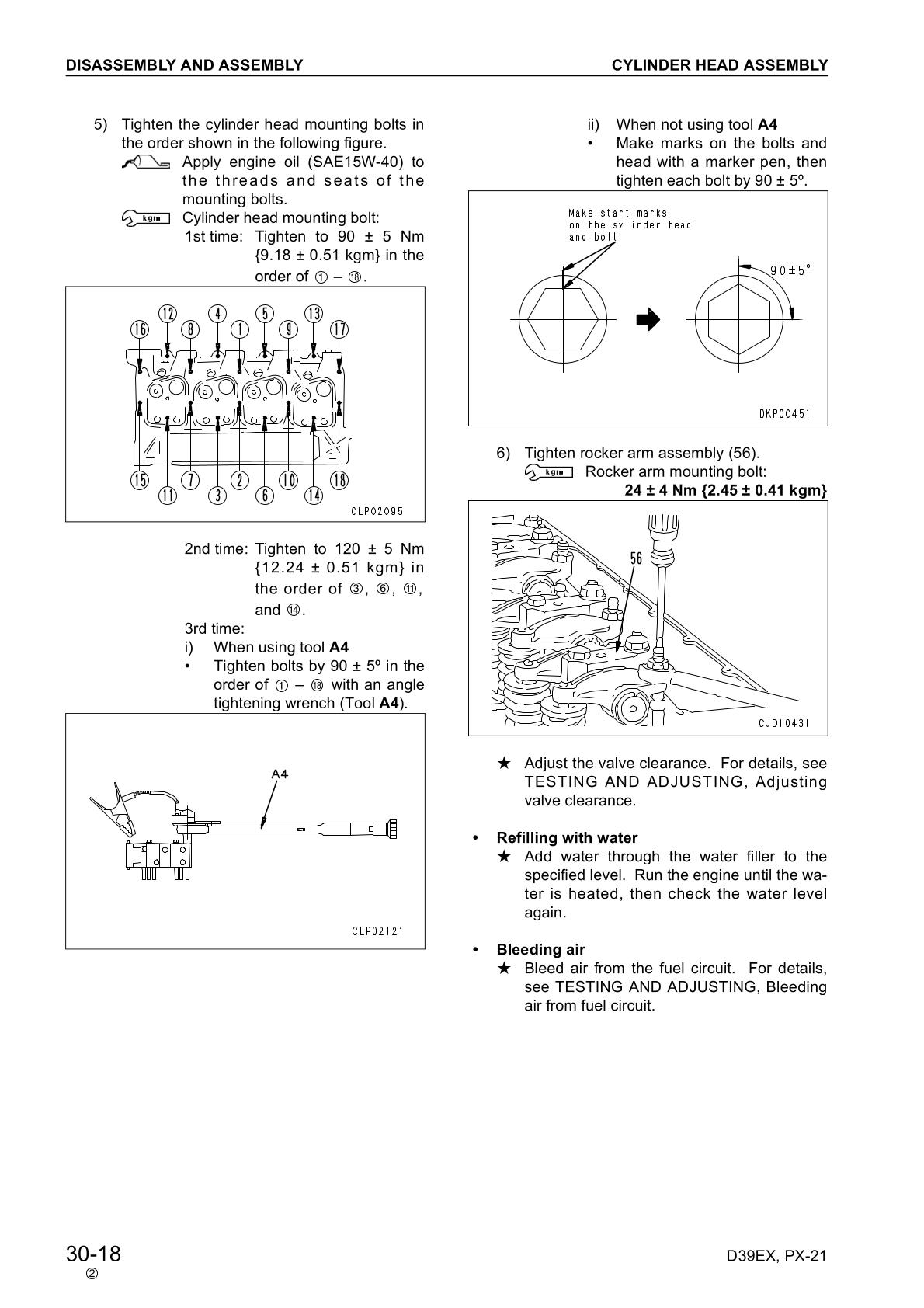 Komatsu D39EX-21 D39PX-21 Dozer Bulldozer Service Repair Manual - Image 3