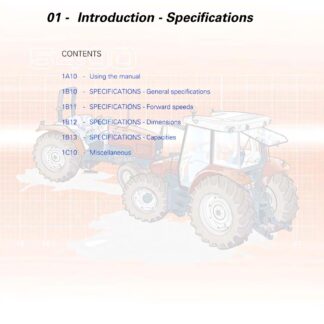 Massey Ferguson 5400 Series Tractor Service Repair Manual