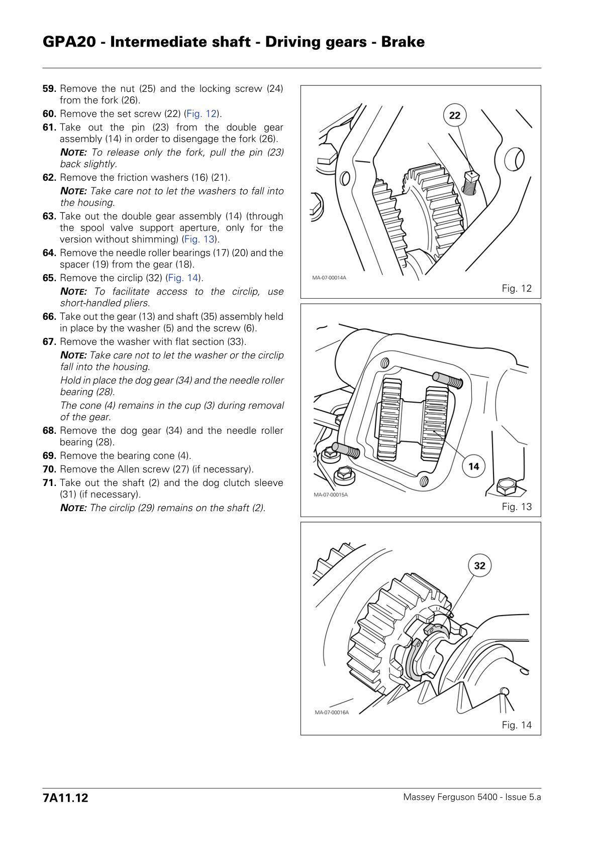 Massey Ferguson 5400 Series Tractor Service Repair Manual - Image 3