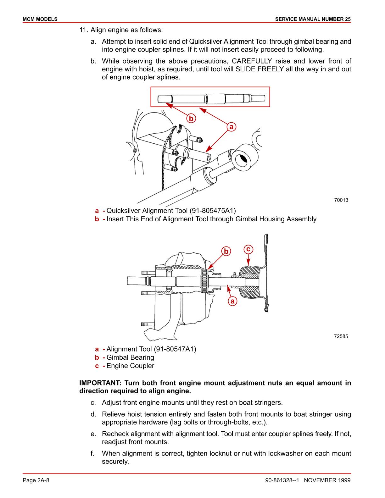 MERCURY MERCRUISER MARINE ENGINES #25 GM V-6 262 CID (4.3L) Service Repair Manual - Image 2