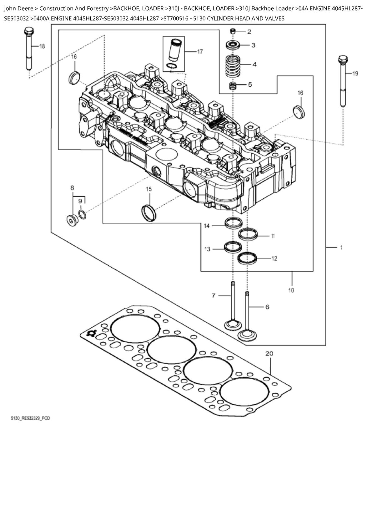 John Deere 310J Backhoe Loader Parts Catalogue manual - Image 2