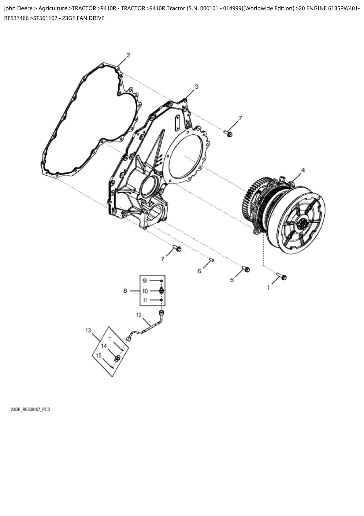 John Deere 9410R Tractor Parts Catalogue manual - Image 4