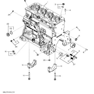 John Deere 310SL Backhoe Loader Parts Catalogue manual