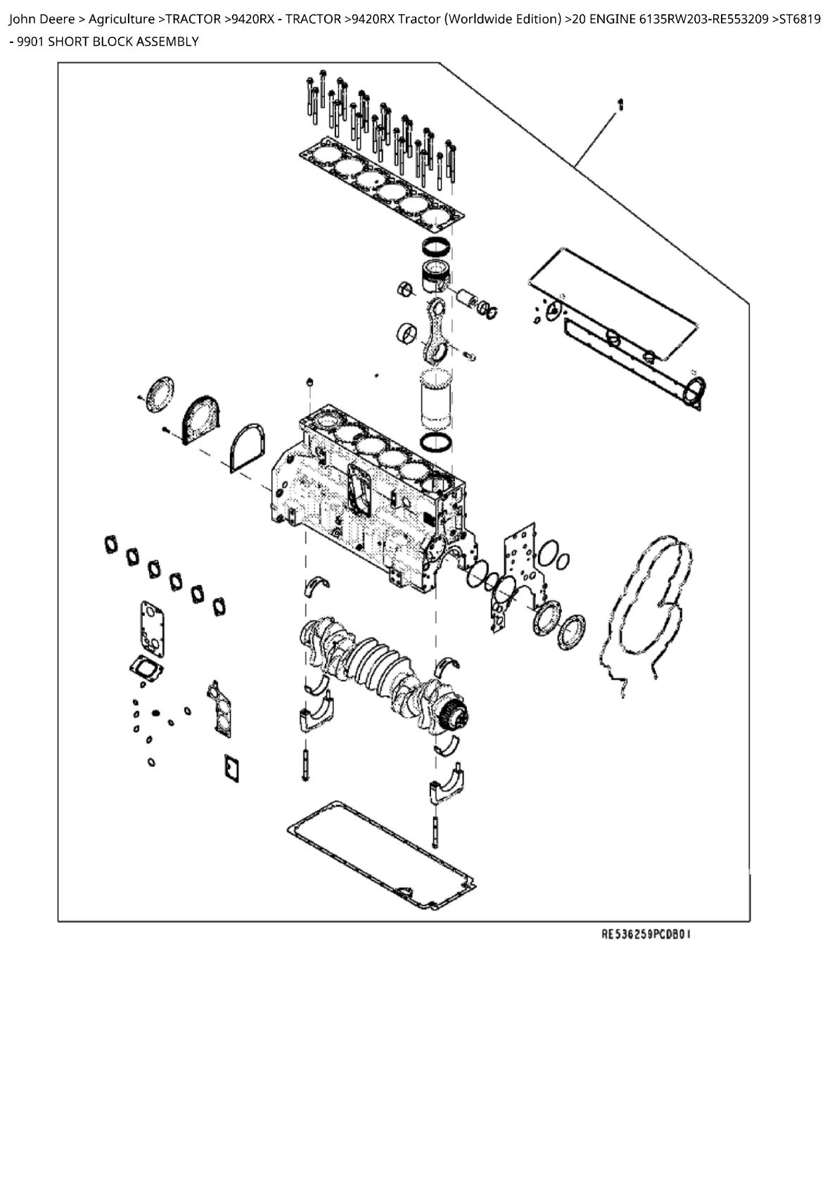 John Deere 9420RX Tractor Parts Catalogue manual - Image 4