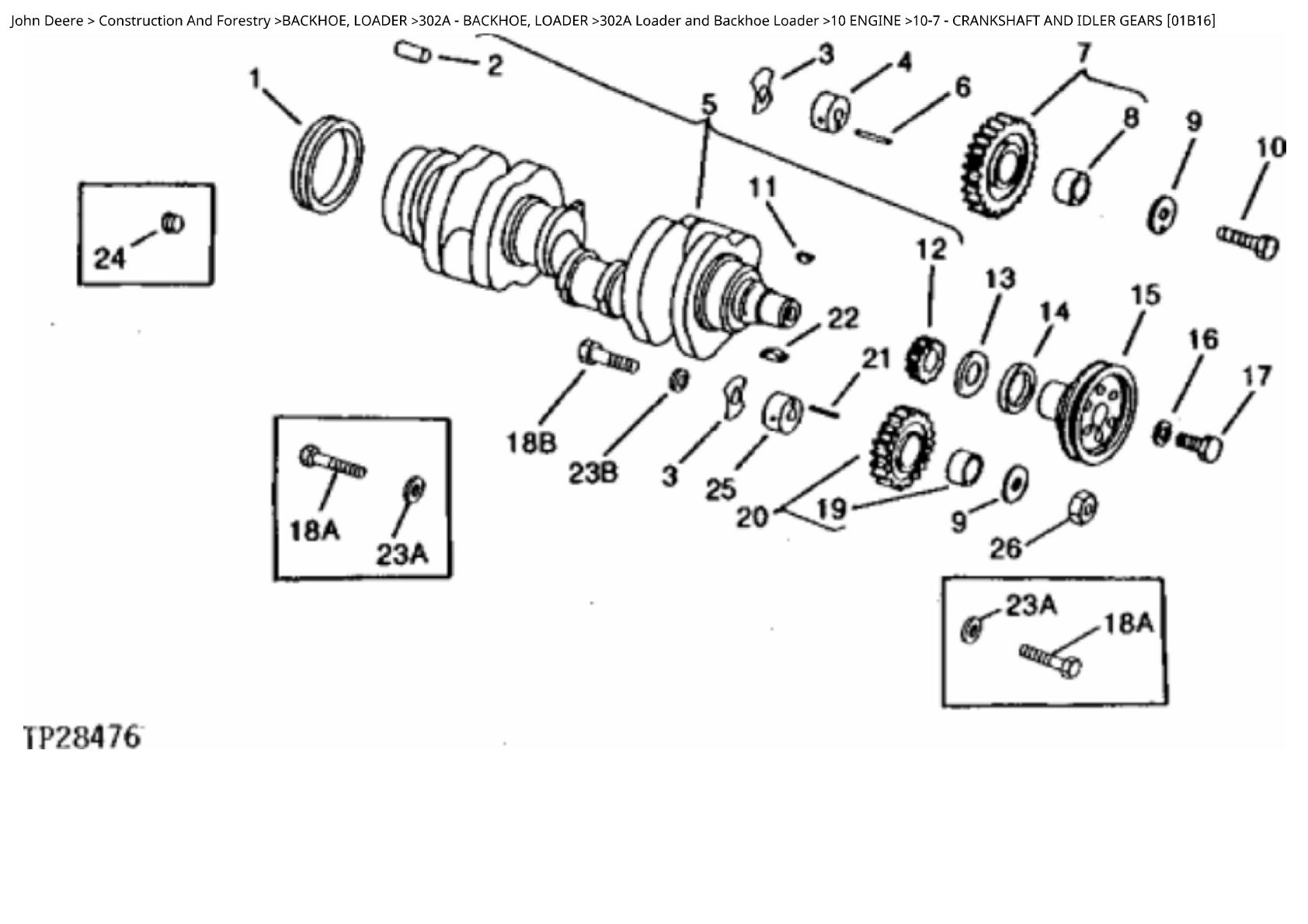 John Deere 302A Loader and Backhoe Loader Parts Catalogue manual - Image 3