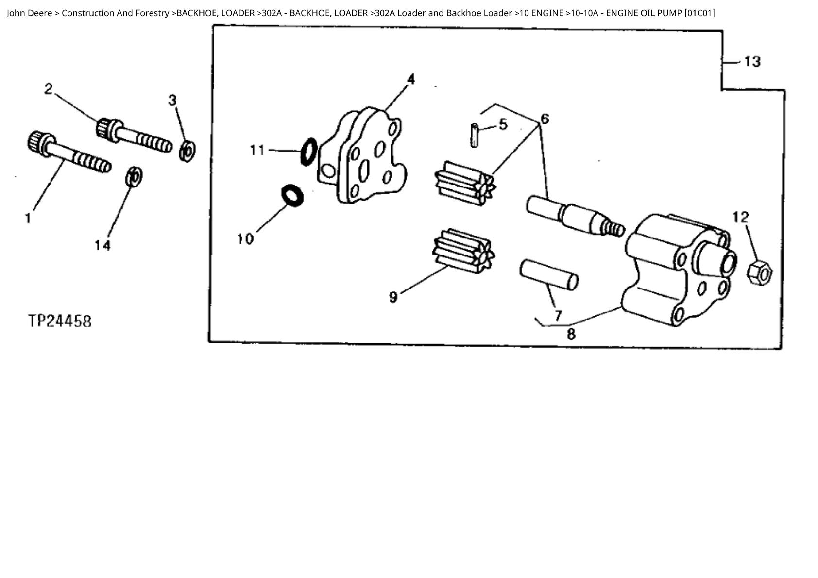 John Deere 302A Loader and Backhoe Loader Parts Catalogue manual - Image 4
