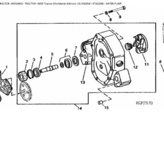 John Deere 8850 Tractor Parts Catalogue manual