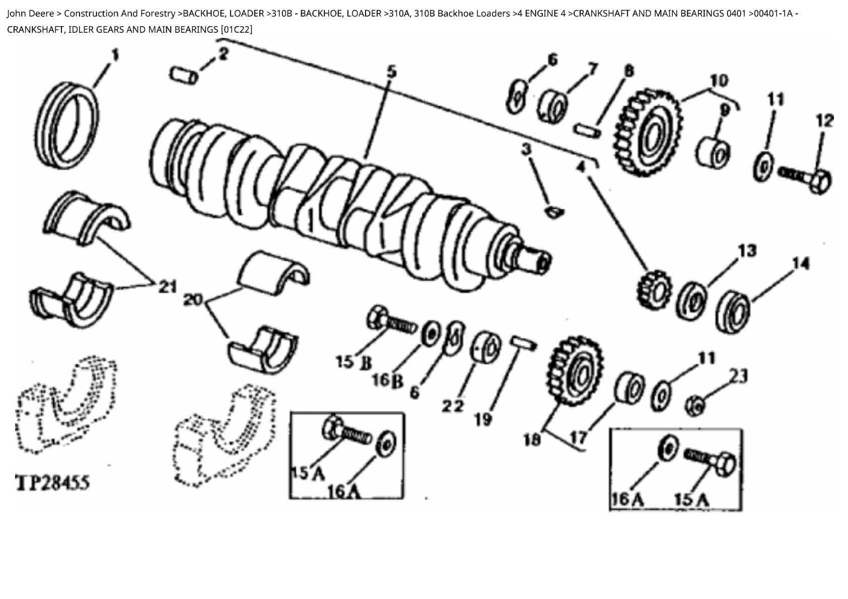 John Deere 310A, 310B Backhoe Loader Parts Catalogue manual - Image 4