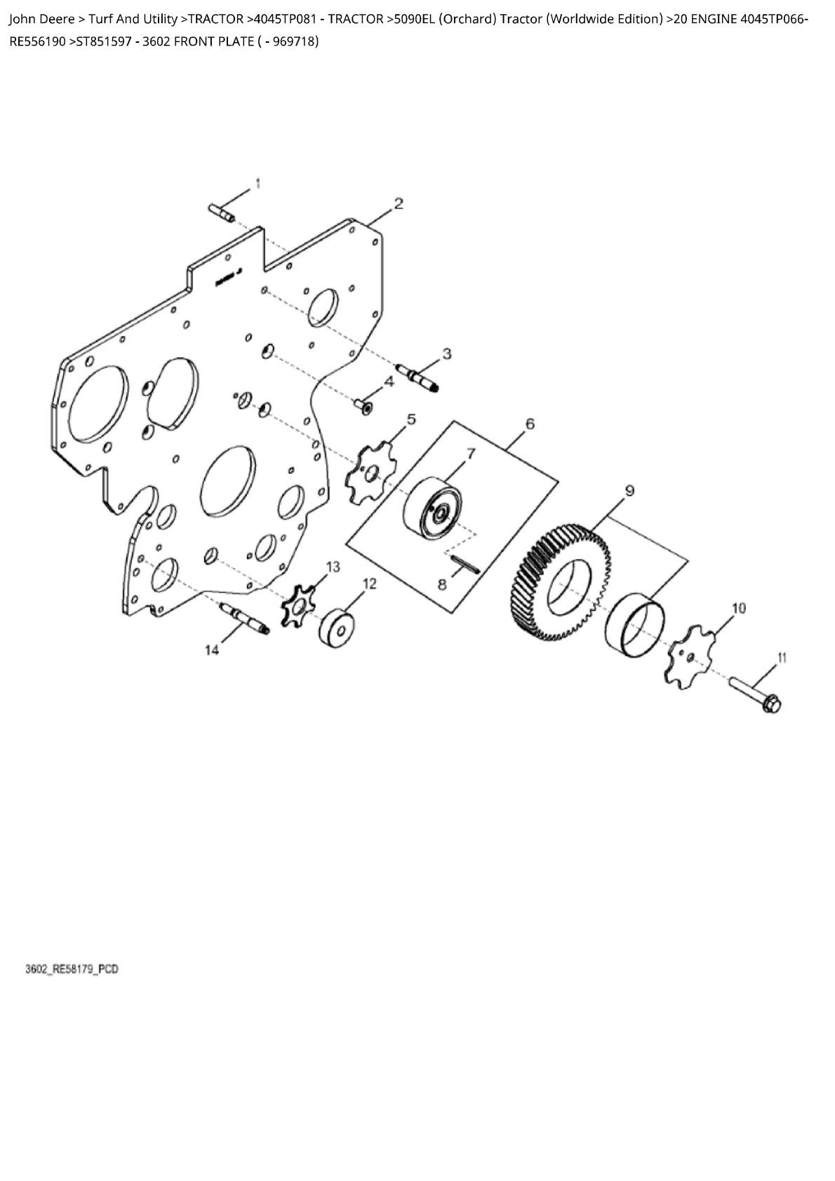 John Deere 5090EL Tractor Parts Catalogue manual - Image 3