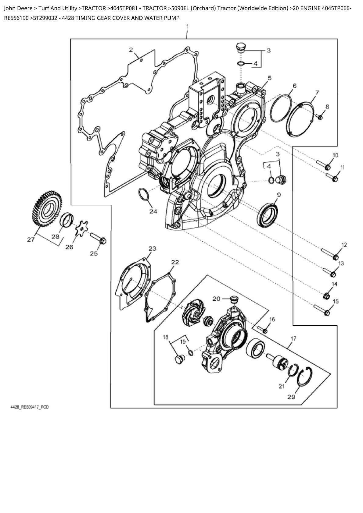 John Deere 5090EL Tractor Parts Catalogue manual - Image 4