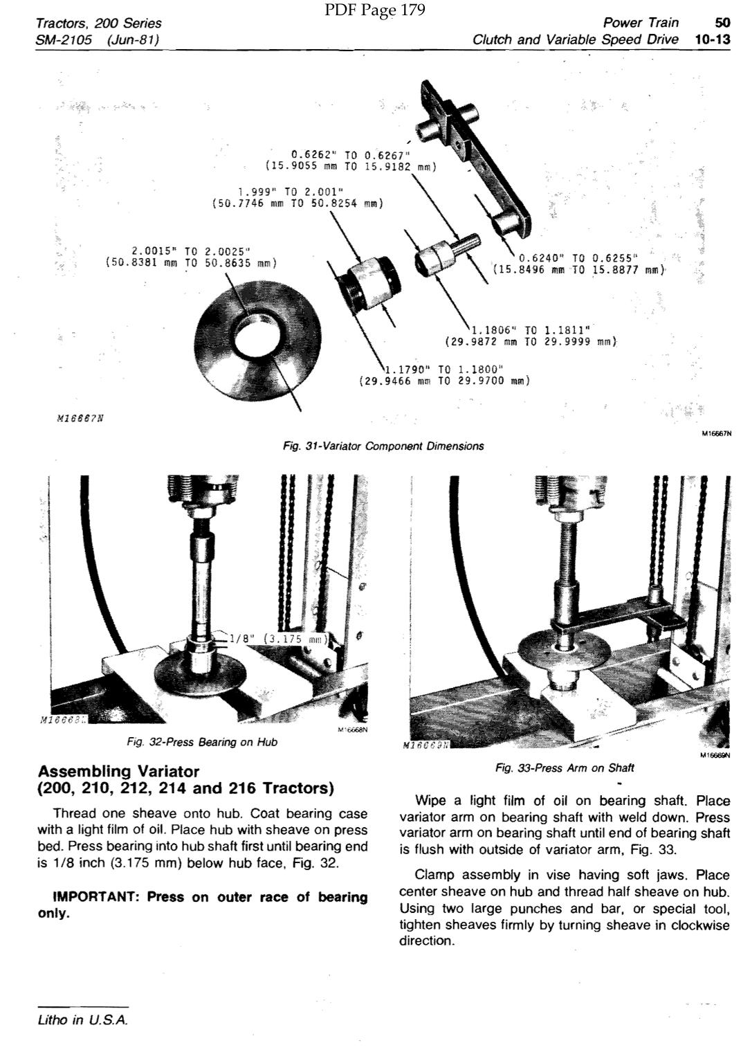John Deere 200 Lawn and Garden Tractor Service Repair Manual - Image 3