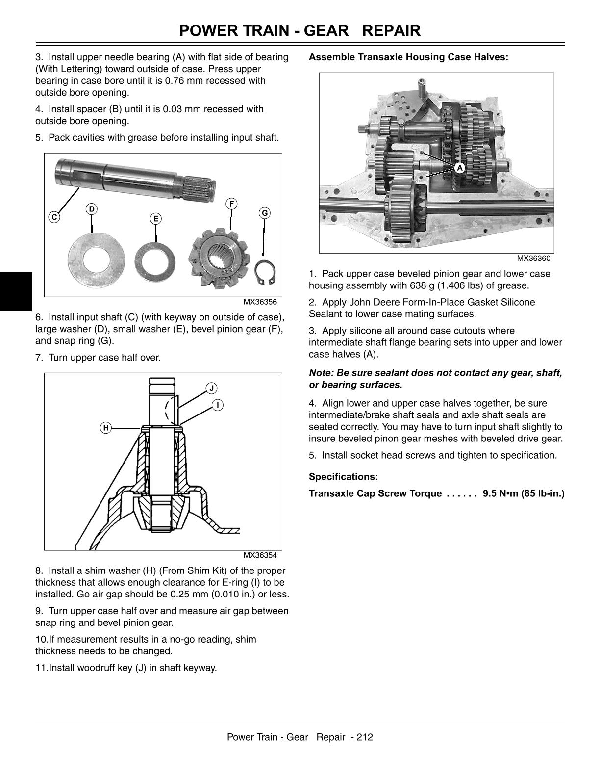 John Deere LA130 LA140 LA150 Lawn Tractor Service Repair Manual - Image 3
