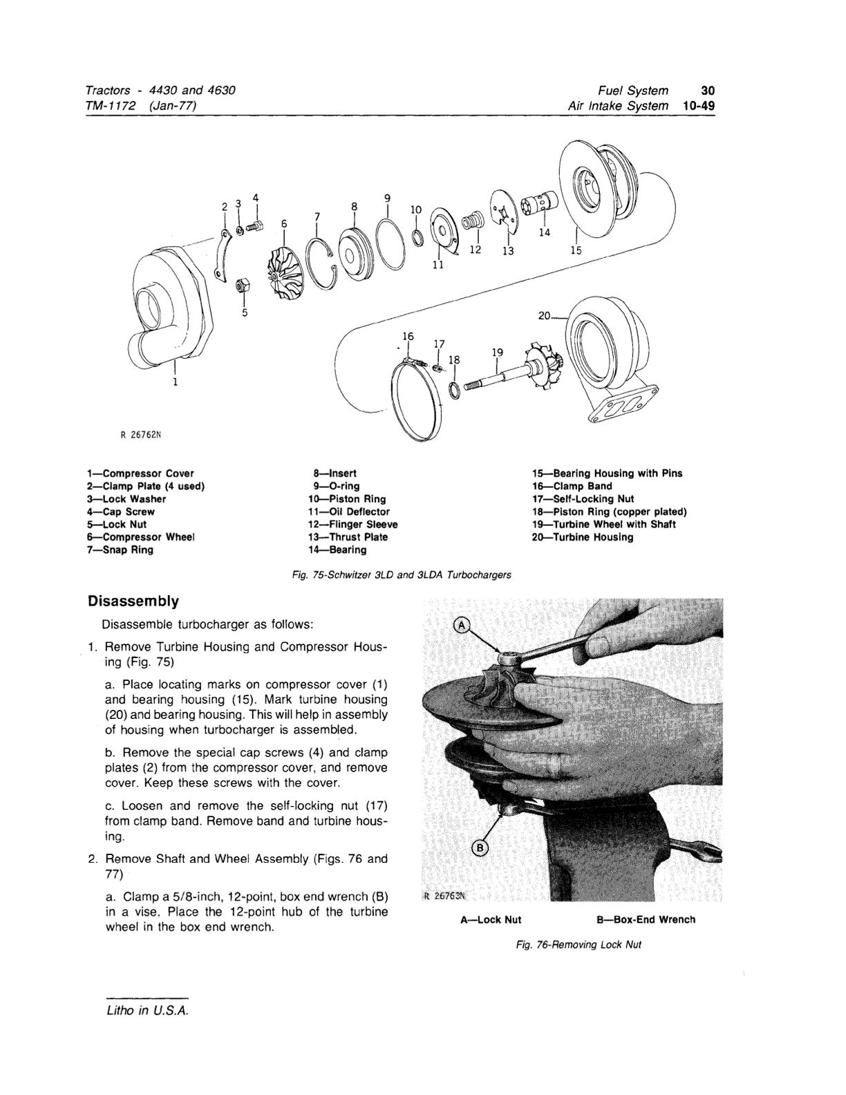 John Deere 4430 4630 Tractor Service Repair Manual