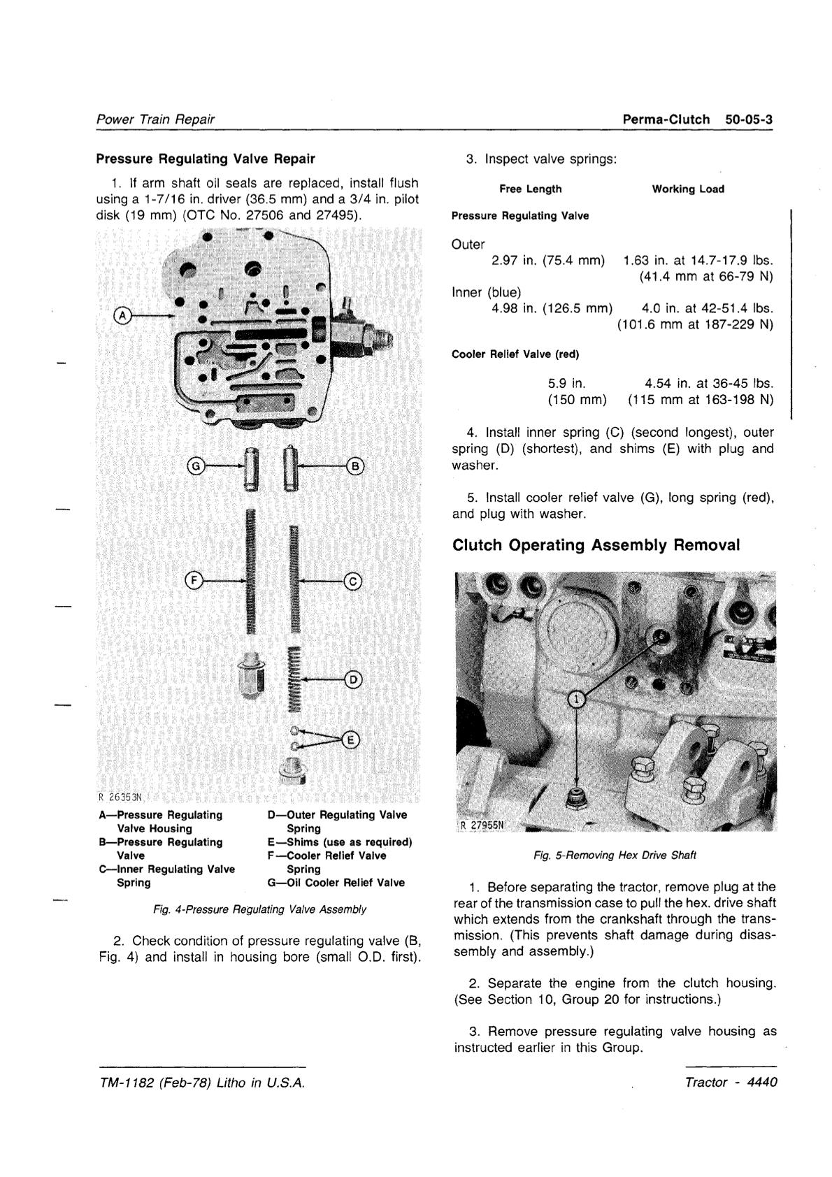 John Deere 4440 Tractor Service Repair Manual - Image 3