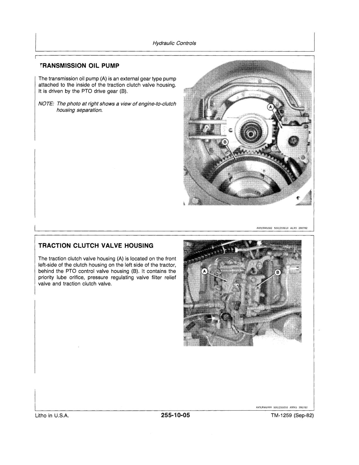 John Deere 4050 4250 4450 4650 4850 Tractor Service Repair Manual - Image 2