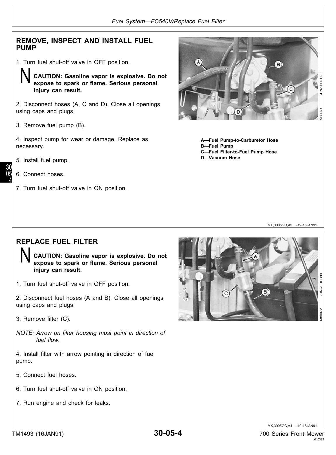 John Deere F710 F725 Front Mower Service Repair Manual - Image 4