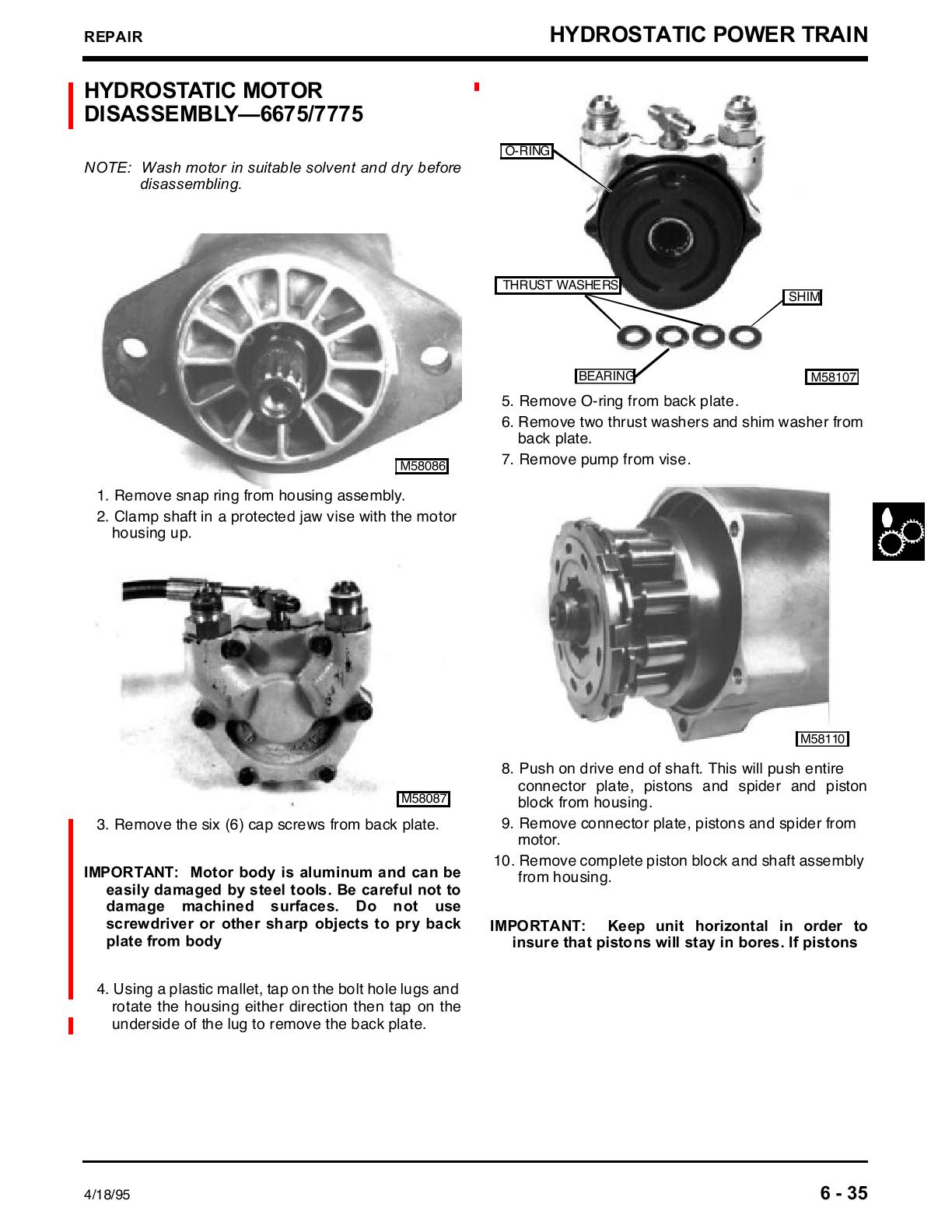 John Deere 4475 5575 6675 7775 Skid Steer Loader Service Repair Manual - Image 3