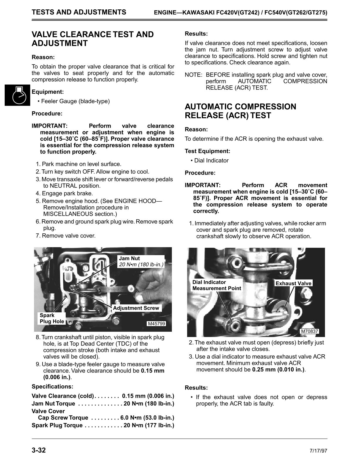 John Deere GT242 GT262 GT275 Lawn Garden Tractor Service Repair Manual - Image 2