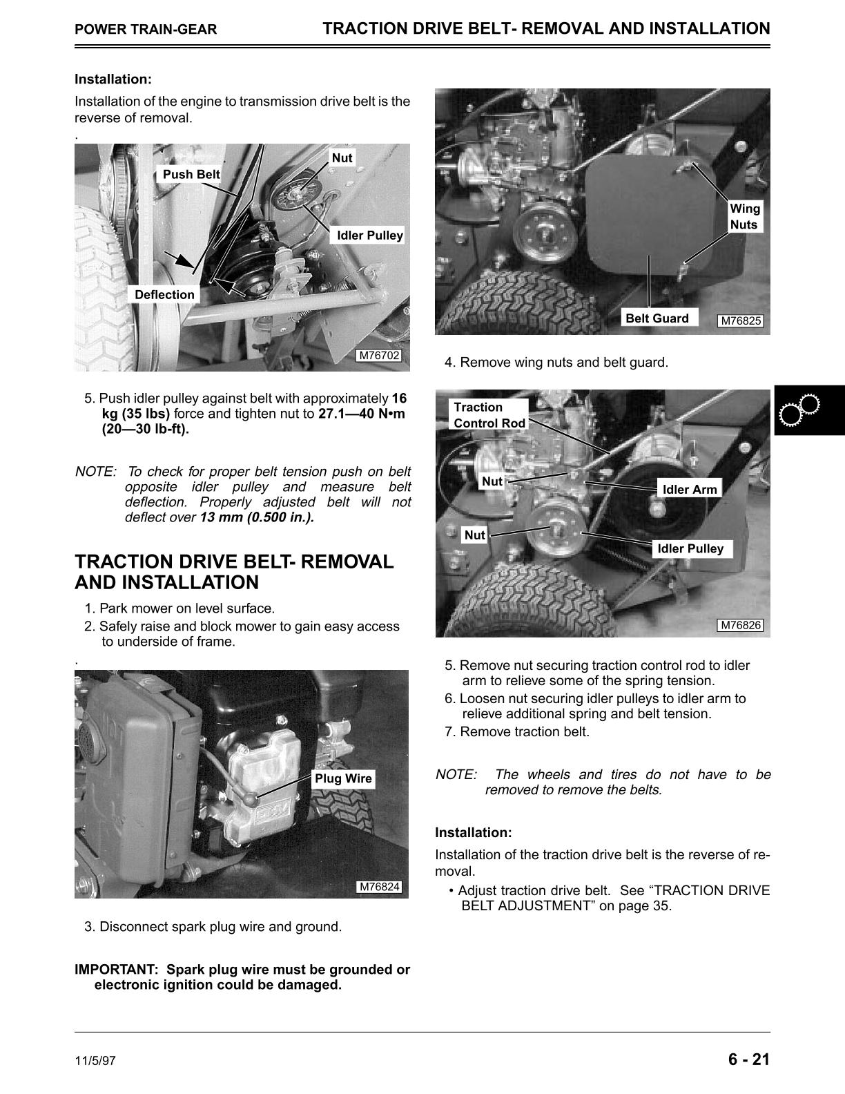 John Deere GS25 GS30 GS45 GS75 HD45 HD75 Commercial Walk-Behind Mower Service Repair Manual - Image 2
