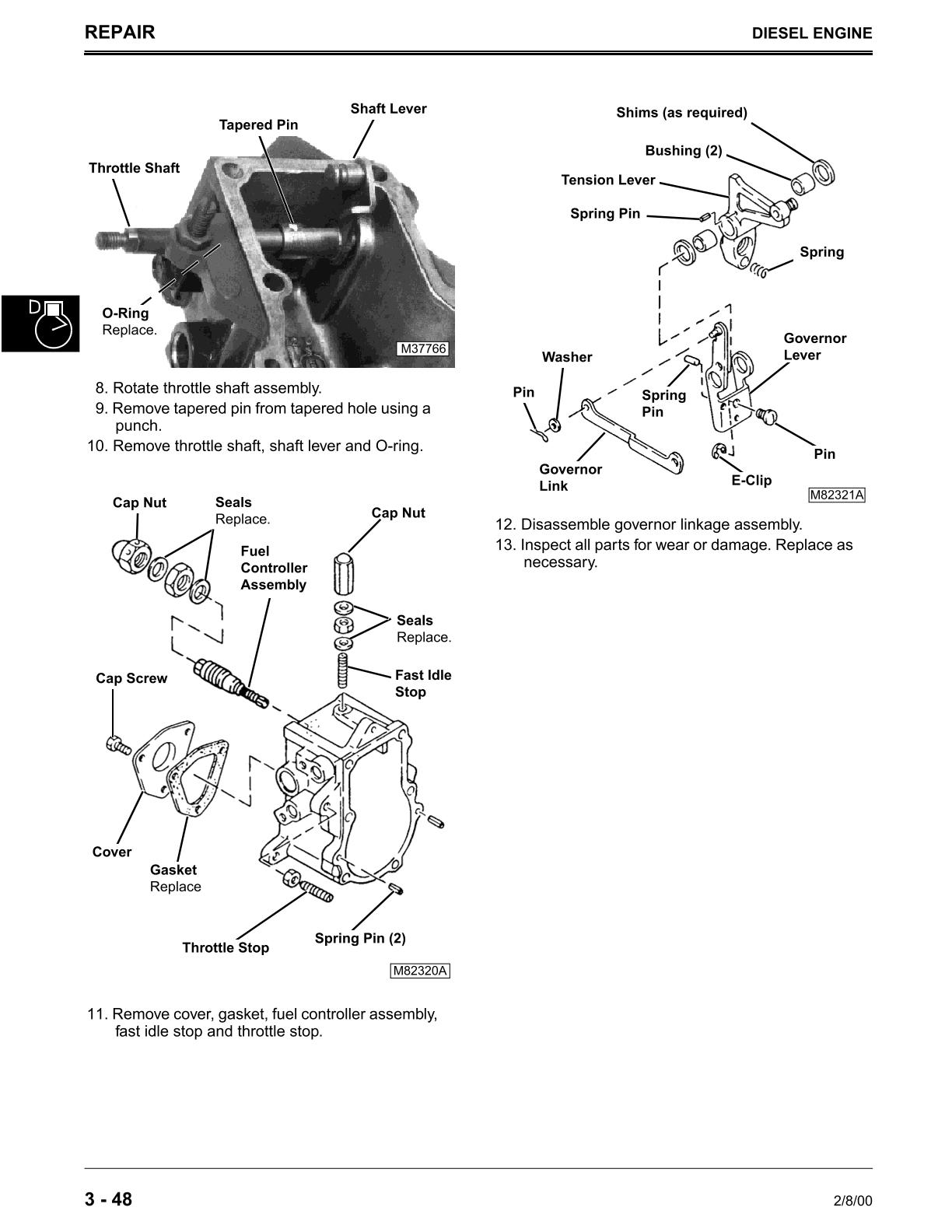 John Deere 415 455 Lawn Garden Tractor Service Repair Manual - Image 2