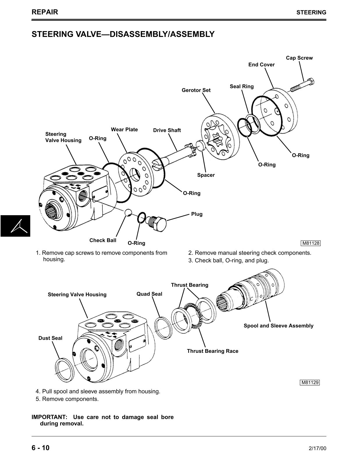 John Deere 415 455 Lawn Garden Tractor Service Repair Manual - Image 3
