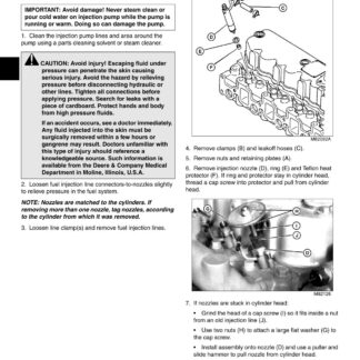 John Deere 4110 4115 Compact Utility Tractor Service Repair Manual