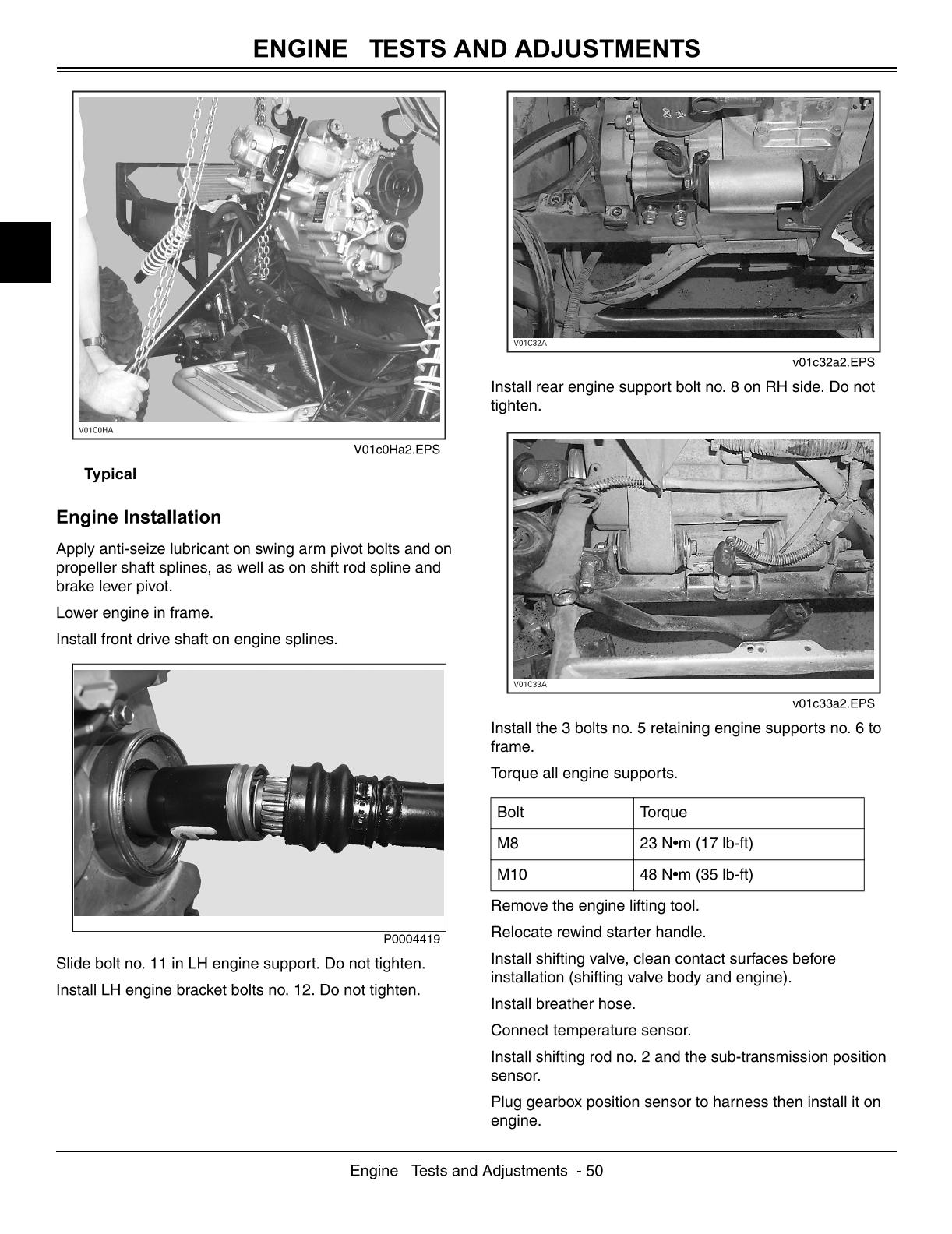 John Deere 500, 500EX and 500EXT Buck Utility ATV Service Repair Manual - Image 2